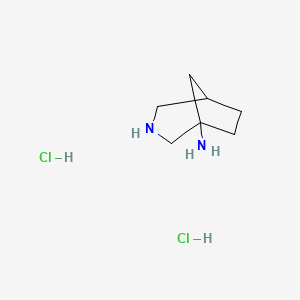 3-Azabicyclo[3.2.1]octan-1-amine;dihydrochloride