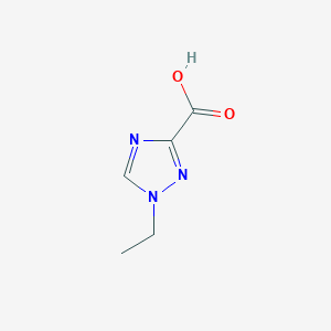 molecular formula C5H7N3O2 B2455197 1-ethyl-1H-1,2,4-triazole-3-carboxylic acid CAS No. 1370462-55-7