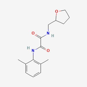 molecular formula C15H20N2O3 B2455231 N-(2,6-dimethylphenyl)-N'-(tetrahydrofuran-2-ylmethyl)ethanediamide CAS No. 331869-22-8
