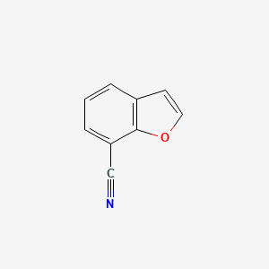 molecular formula C9H5NO B2455239 Benzofuran-7-carbonitrile CAS No. 52951-09-4