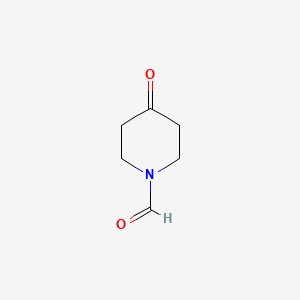 molecular formula C6H9NO2 B2455250 4-氧代哌啶-1-甲醛 CAS No. 383193-66-6