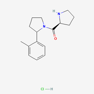 2-(2-methylphenyl)-1-[(2S)-pyrrolidine-2-carbonyl]pyrrolidine hydrochloride
