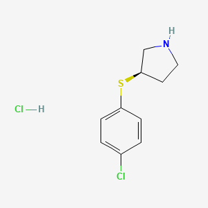 (R)-3-((4-Chlorophenyl)thio)pyrrolidine hydrochloride