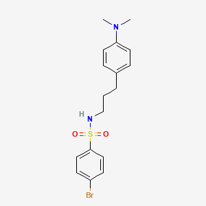 4-bromo-N-(3-(4-(dimethylamino)phenyl)propyl)benzenesulfonamide