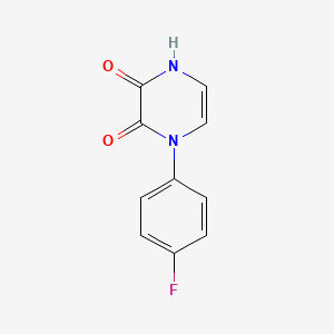 1-(4-Fluorophenyl)-1,4-dihydropyrazine-2,3-dione