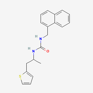 1-(Naphthalen-1-ylmethyl)-3-(1-(thiophen-2-yl)propan-2-yl)urea