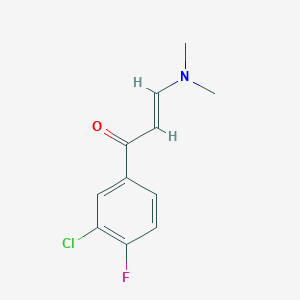 1-(3-Chloro-4-fluorophenyl)-3-(dimethylamino)prop-2-en-1-one