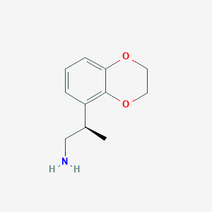 (2R)-2-(2,3-Dihydro-1,4-benzodioxin-5-yl)propan-1-amine