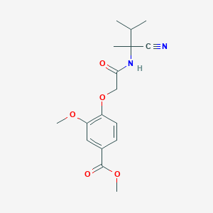 Methyl 4-[2-[(2-cyano-3-methylbutan-2-yl)amino]-2-oxoethoxy]-3-methoxybenzoate