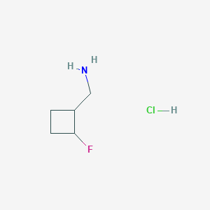 1-(2-Fluorocyclobutyl)methanamine hydrochloride