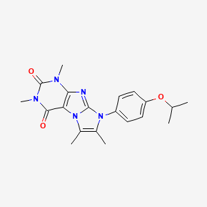 8-(4-isopropoxyphenyl)-1,3,6,7-tetramethyl-1H-imidazo[2,1-f]purine-2,4(3H,8H)-dione