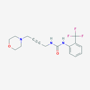 1-(4-Morpholinobut-2-yn-1-yl)-3-(2-(trifluoromethyl)phenyl)urea