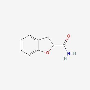 molecular formula C9H9NO2 B2455607 2,3-Dihydrobenzo[b]furan-2-carboxamide CAS No. 57537-75-4