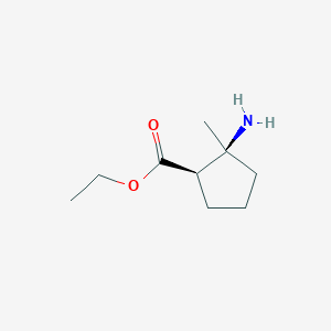 Ethyl (1R,2S)-2-amino-2-methylcyclopentane-1-carboxylate