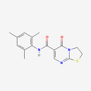 N-mesityl-5-oxo-3,5-dihydro-2H-thiazolo[3,2-a]pyrimidine-6-carboxamide