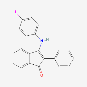 3-((4-Iodophenyl)amino)-2-phenylinden-1-one