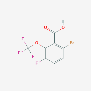 6-Bromo-3-fluoro-2-(trifluoromethoxy)benzoic acid