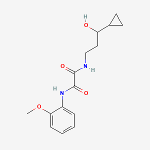 N1-(3-cyclopropyl-3-hydroxypropyl)-N2-(2-methoxyphenyl)oxalamide