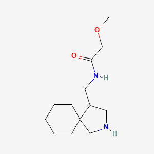 molecular formula C13H24N2O2 B2455691 N-(2-azaspiro[4.5]dec-4-ylméthyl)-2-méthoxyacétamide CAS No. 2095939-61-8