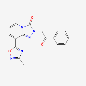 8-(3-methyl-1,2,4-oxadiazol-5-yl)-2-[2-(4-methylphenyl)-2-oxoethyl][1,2,4]triazolo[4,3-a]pyridin-3(2H)-one