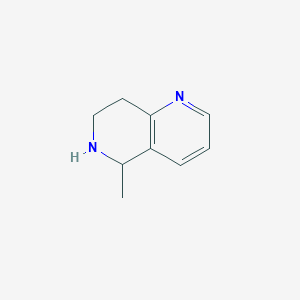 molecular formula C9H12N2 B2455755 5-Methyl-5,6,7,8-tetrahydro-1,6-naphthyridine CAS No. 83081-95-2