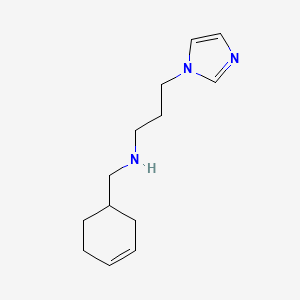 Cyclohex-3-enylmethyl-(3-imidazol-1-yl-propyl)-amine