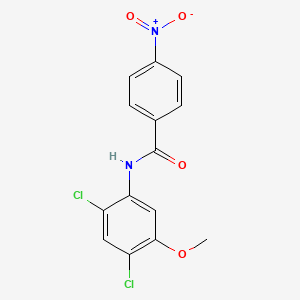 N-(2,4-dichloro-5-methoxyphenyl)-4-nitrobenzamide