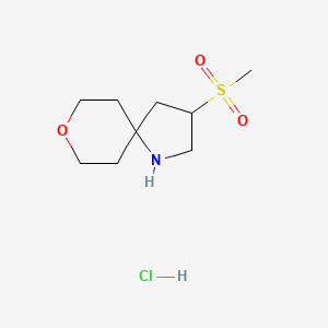 3-Methylsulfonyl-8-oxa-1-azaspiro[4.5]decane;hydrochloride
