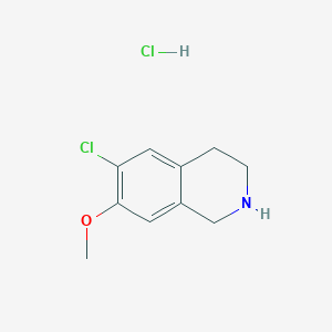 6-chloro-7-methoxy-1,2,3,4-tetrahydroisoquinoline hydrochloride