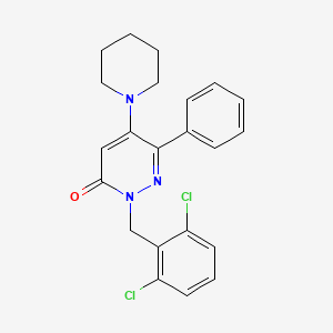 2-(2,6-dichlorobenzyl)-6-phenyl-5-piperidino-3(2H)-pyridazinone