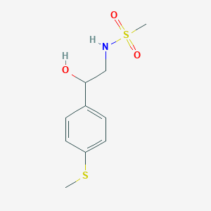 N-(2-hydroxy-2-(4-(methylthio)phenyl)ethyl)methanesulfonamide