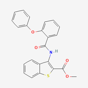 Methyl 3-(2-phenoxybenzamido)benzo[b]thiophene-2-carboxylate