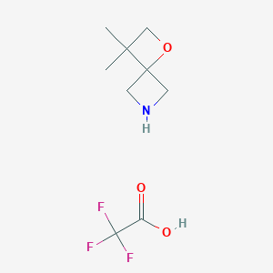 3,3-Dimethyl-1-oxa-6-azaspiro[3.3]heptane;2,2,2-trifluoroacetic acid