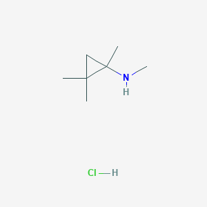 N,1,2,2-Tetramethylcyclopropan-1-amine;hydrochloride