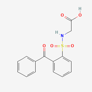 N-[(2-benzoylphenyl)sulfonyl]glycine