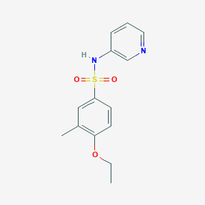 molecular formula C14H16N2O3S B245598 4-ethoxy-3-methyl-N-pyridin-3-ylbenzenesulfonamide 