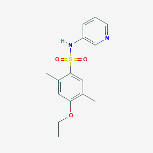 molecular formula C15H18N2O3S B245599 4-ethoxy-2,5-dimethyl-N-pyridin-3-ylbenzenesulfonamide 