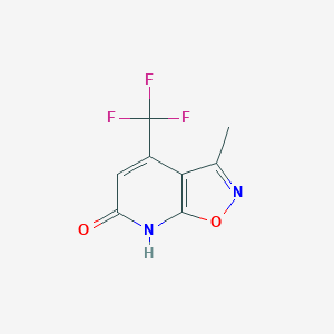 3-Methyl-4-(trifluoromethyl)isoxazolo[5,4-b]pyridin-6(7H)-one