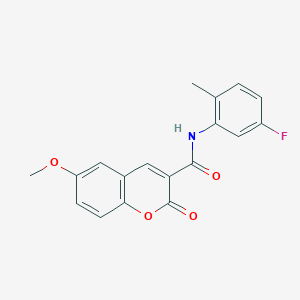 N-(5-fluoro-2-methylphenyl)-6-methoxy-2-oxo-2H-chromene-3-carboxamide
