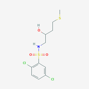 2,5-Dichloro-N-(2-hydroxy-4-methylsulfanylbutyl)benzenesulfonamide