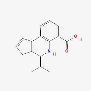 4-Isopropyl-3a,4,5,9b-tetrahydro-3H-cyclopenta[c]quinoline-6-carboxylic acid