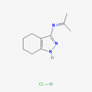 N-(Propan-2-ylidene)-4,5,6,7-tetrahydro-1H-indazol-3-amine hydrochloride