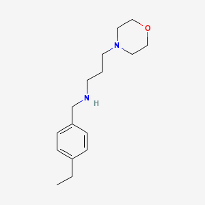 (4-Ethyl-benzyl)-(3-morpholin-4-yl-propyl)-amine