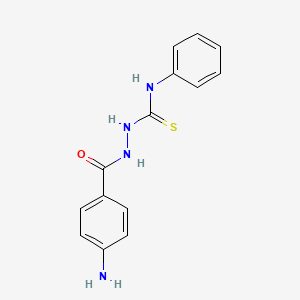 2-(4-aminobenzoyl)-N-phenylhydrazinecarbothioamide