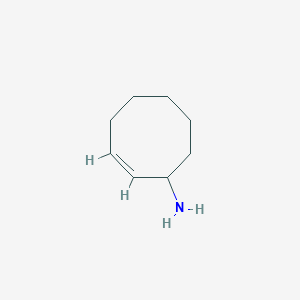 molecular formula C8H15N B2456056 (2Z)-cyclooct-2-en-1-amine CAS No. 17745-78-7