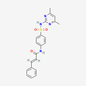 N-[4-(4,6-Dimethyl-pyrimidin-2-ylsulfamoyl)-phenyl]-3-phenyl-acrylamide