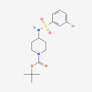 tert-Butyl 4-(3-bromophenylsulfonamido)piperidine-1-carboxylate