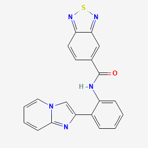 N-(2-(imidazo[1,2-a]pyridin-2-yl)phenyl)benzo[c][1,2,5]thiadiazole-5-carboxamide