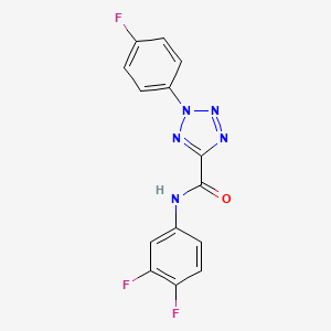N-(3,4-difluorophenyl)-2-(4-fluorophenyl)-2H-tetrazole-5-carboxamide