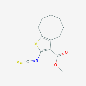 Methyl 2-isothiocyanato-4,5,6,7,8,9-hexahydrocycloocta[b]thiophene-3-carboxylate
